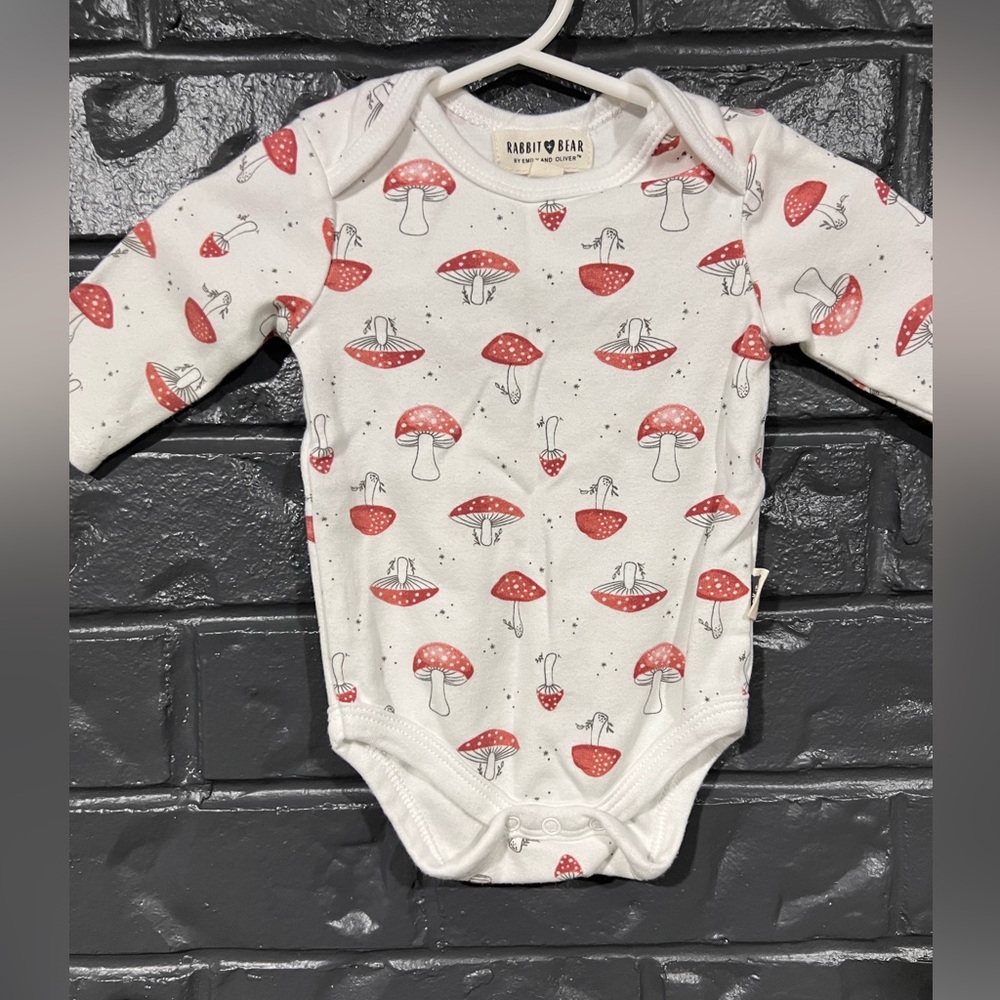 Mushroom Toadstool Onesie 0-3 months